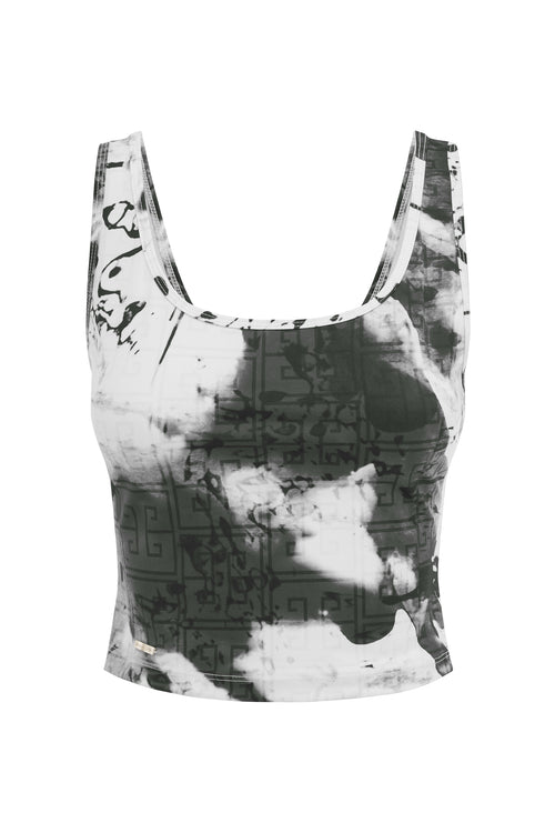 White black eco singlet 