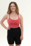 Sarah Crop Top Watermelon Red