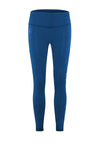 navy blue cropped legging with phone pocket no front seam