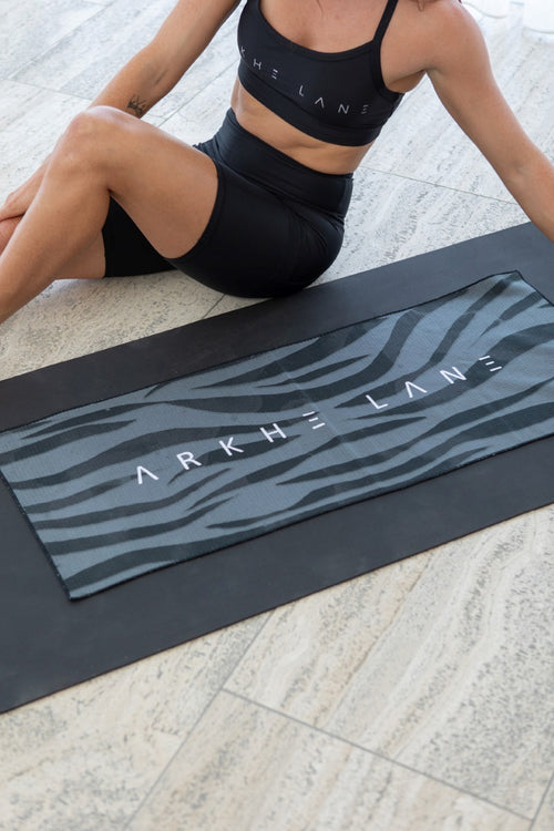 animal print gym towel Australian designed and made