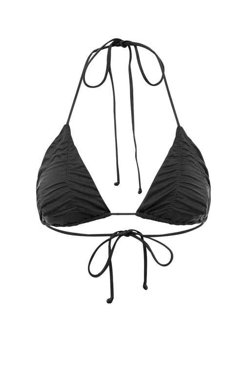 bikini top black best eco swimwear