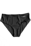 High Waist Bikini Bottom Eco Swimwear black
