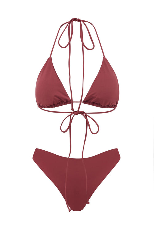 Rose Bikini Top Rusty Pink Eco