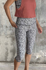 tiger print capri tights