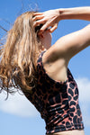 Alysha Cropped Singlet Leopard Print Eco