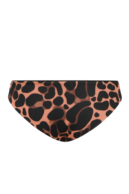 Leopard Print bikini bottom eco swimwear