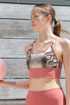Tigress Crop Top Rusty Pink