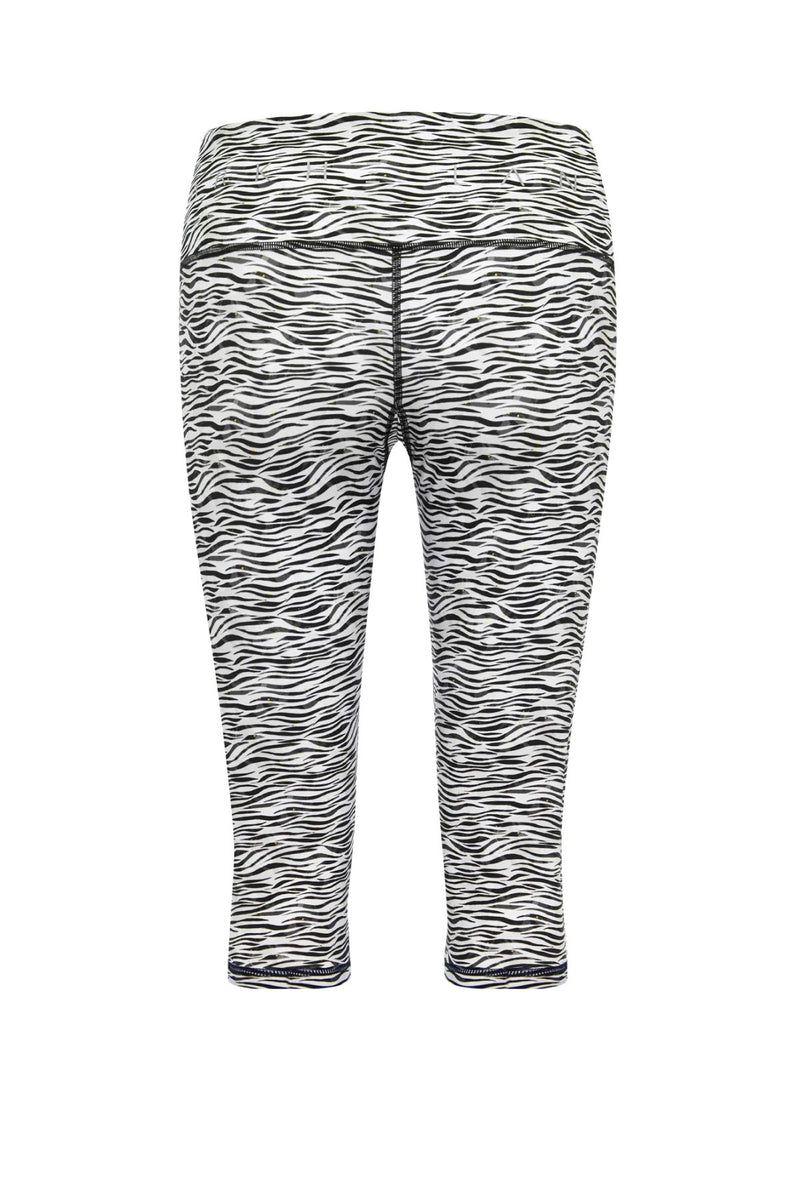 tiger print capri tights