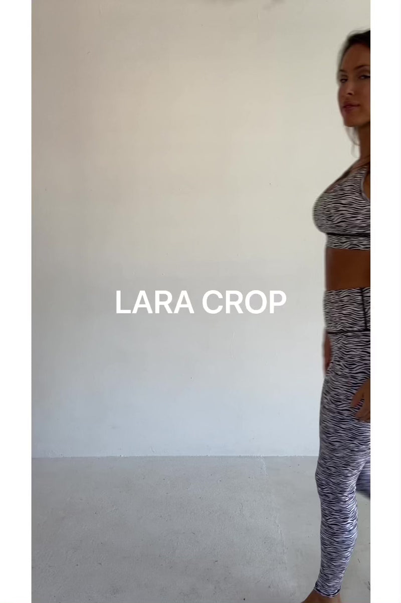 Lara crop ARKHE LANE tiger animal empowered zebra print video