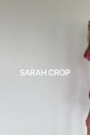 Sarah Crop Top Watermelon Red