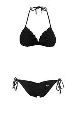 australian designed black tie scrunch butt bikini