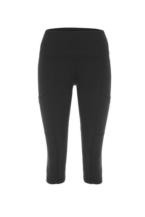 ARKHE LANE CAPRI BLACK POCKET TIGHTS