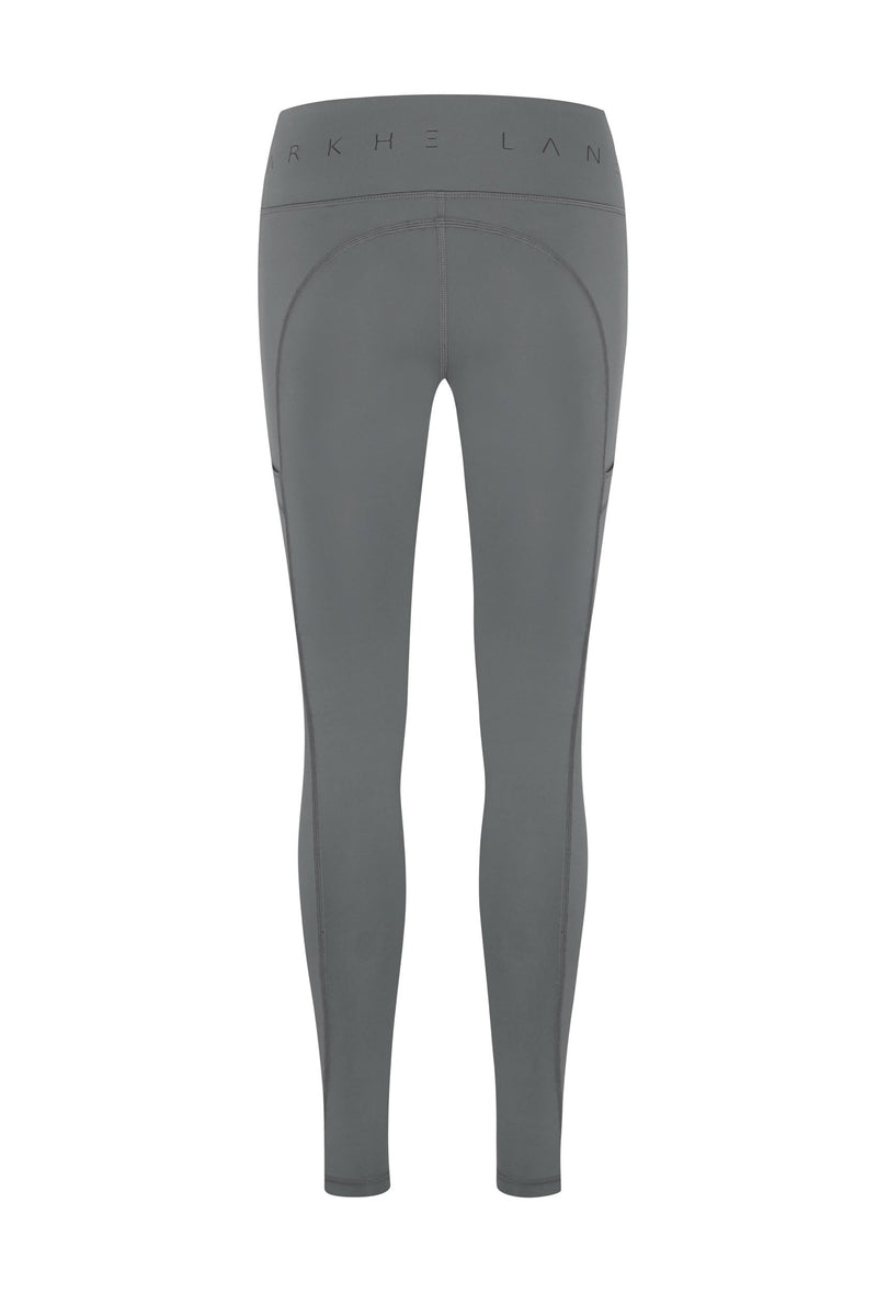 grey australian activewear mid waist pocket tights