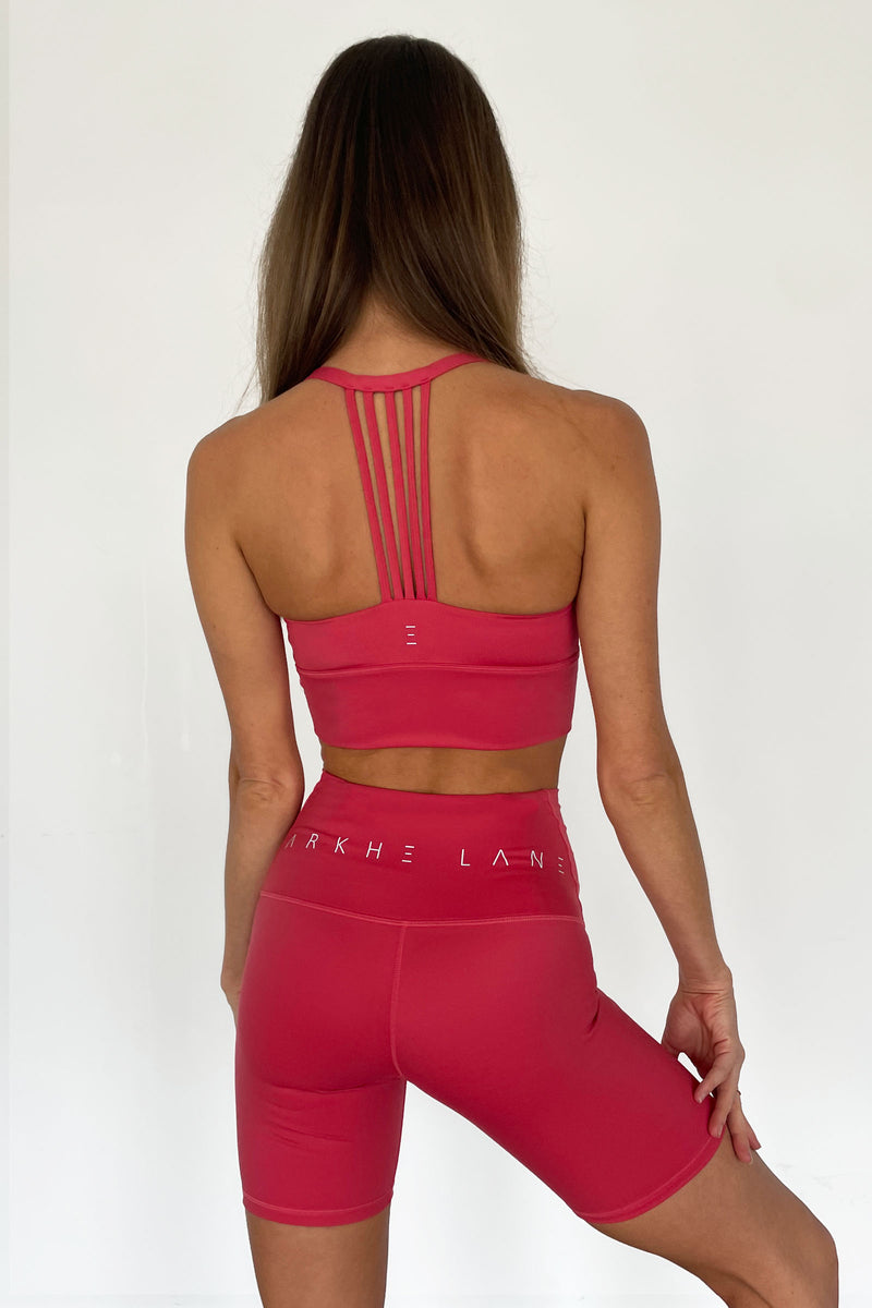red bike short tight with pocket