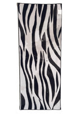 tiger print GYM towel recycled black